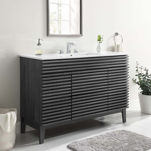 Red Barrel Studio® Render 48" Single Sink Bathroom Vanity | Wayfair